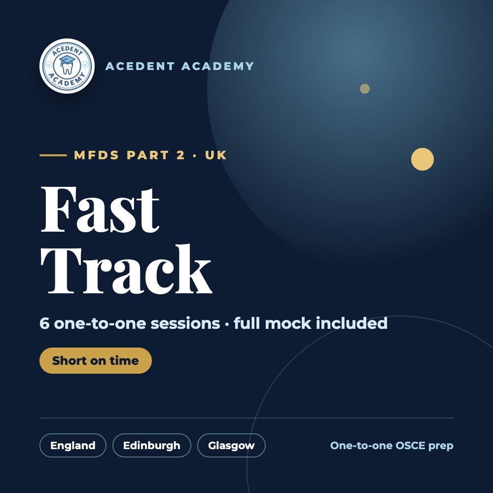 MFDS Part 2: Fast Track